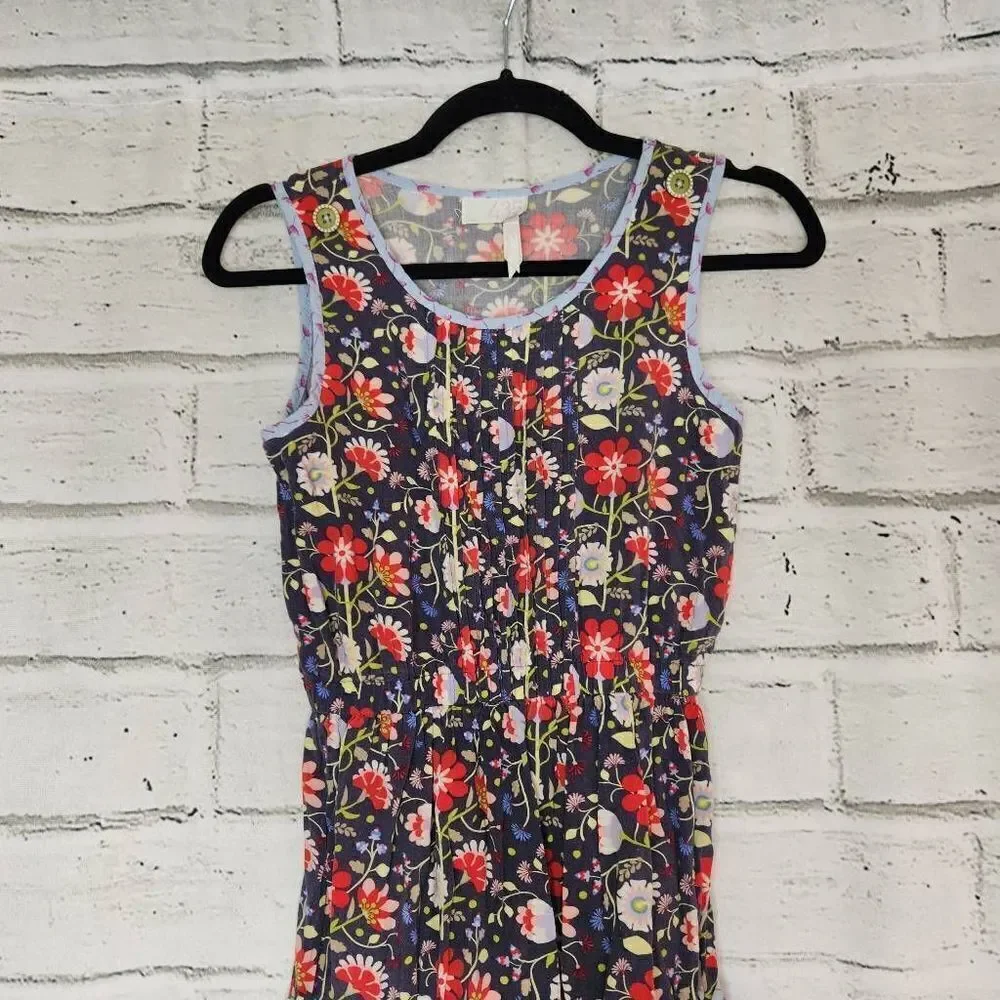 Matilda Jane 435 Floral Sleeveless Fit & Flare Dress Multicolor Size 14 Rayon